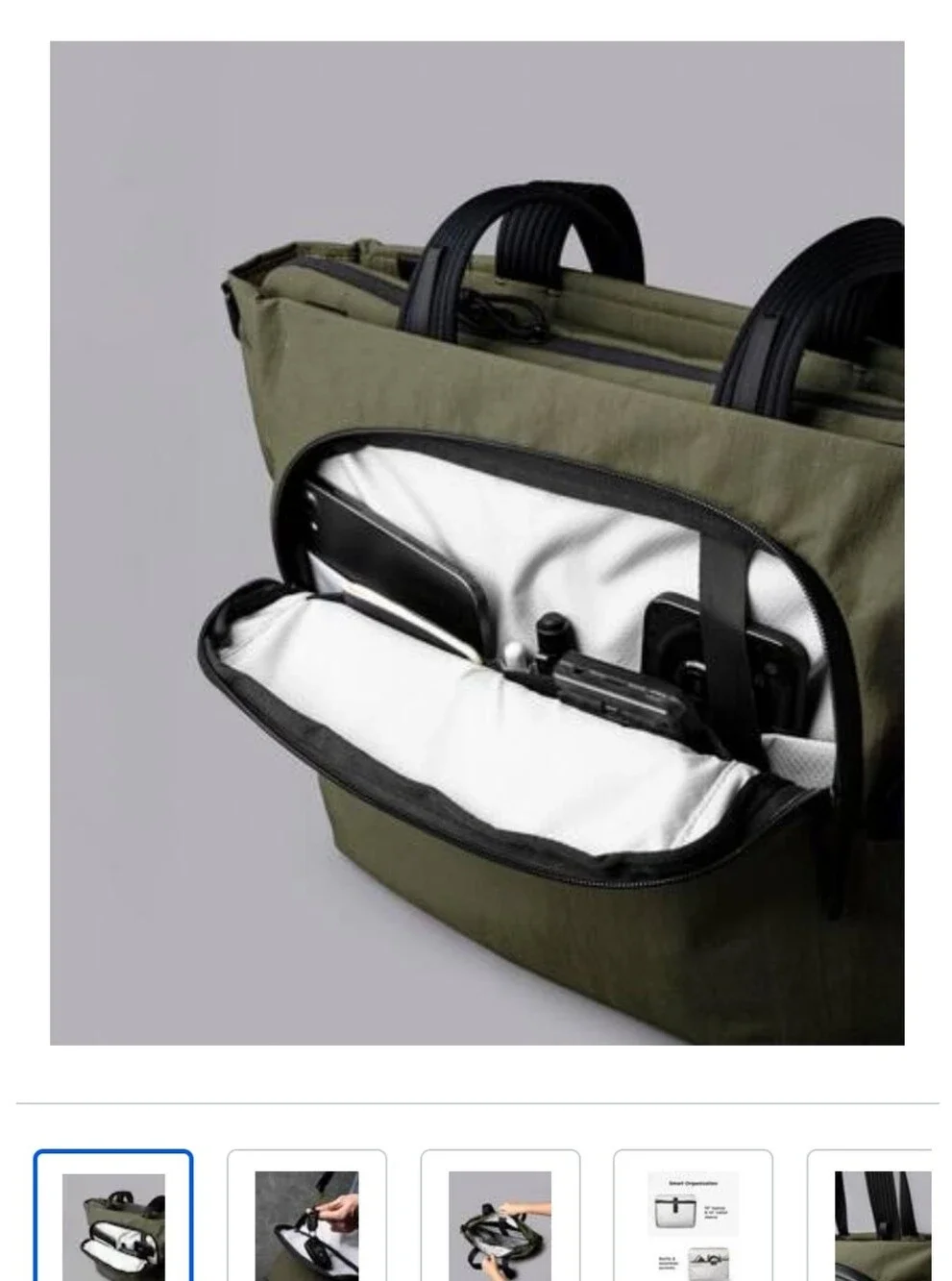 ALPAKA  ARMY  Green Tote Bag  AXOflux 600d